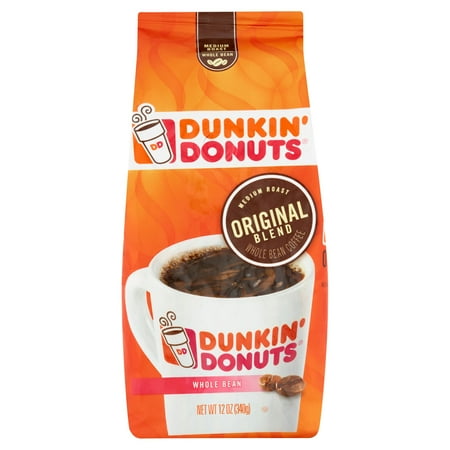 Dunkin' Donuts Original Blend Medium Roast Coffee Beans, 12 oz