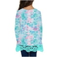 thumbnail image 2 of Generic Girls Lace Long Sleeve Crew Neck Layering Tops Casual Lace Tunic Tops Long Sleeve Loose Blouse, 2 of 7