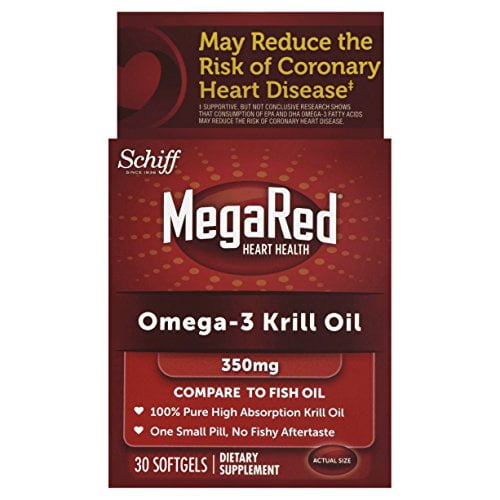 MegaRed Superior Omega-3 Krill Oil, 350mg, 30ct