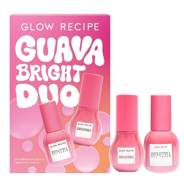 Set de regalo para el cuidado de la piel Glow Recipe, guayaba, vitamina C, iluminador