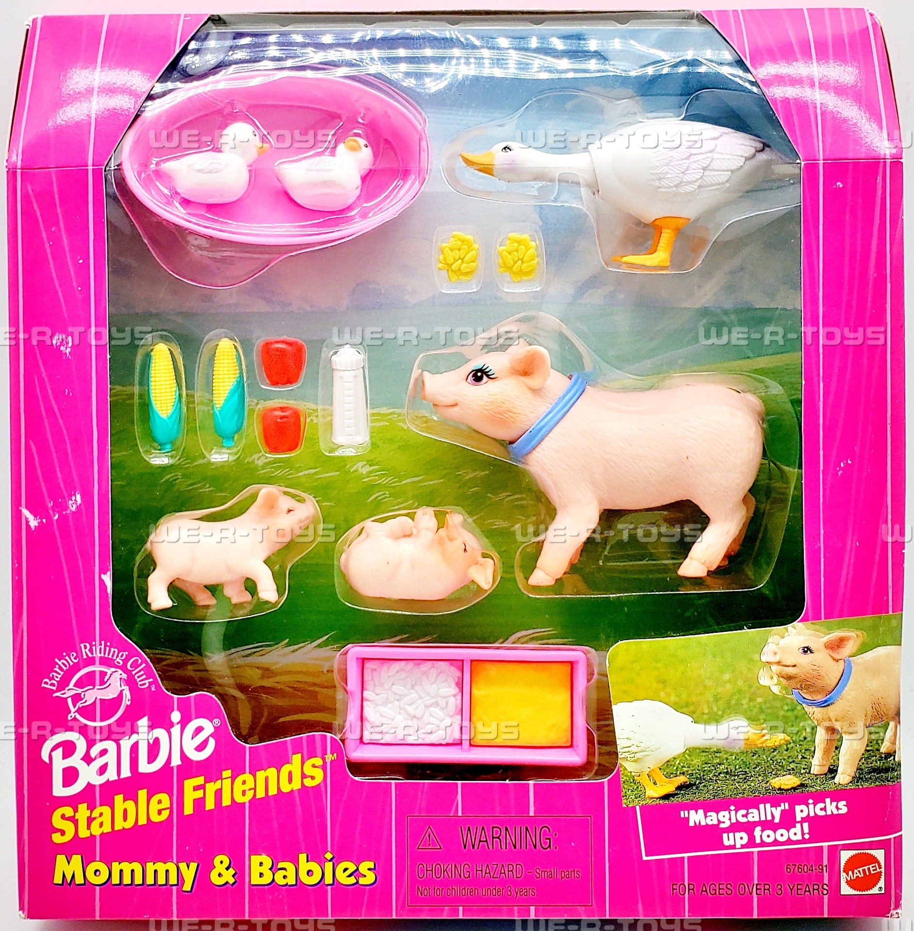MATTEL Barbie magical pets 希少　激レア Barbie Magical Pets Mommy and Babies Friends of Nibbles - Walmart.com