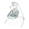 Ingenuity InLighten Baby Swing Easy-Fold Frame Swivel Infant Seat Lights - Landry the Lion (Unisex)
