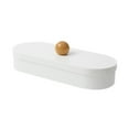 thumbnail image 2 of Estuche para guardar pinzas para el pelo, joyas, hisopos de algodón y diademas. Blanco, 2 of 9