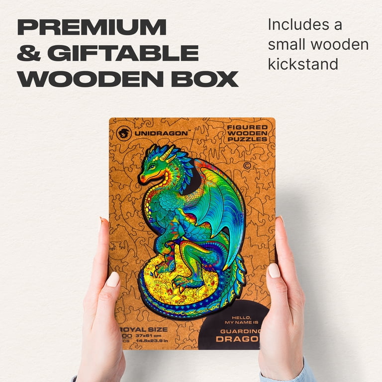 UNIDRAGON Guarding Dragon Wooden Jigsaw Puzzle RS 700 Pieces