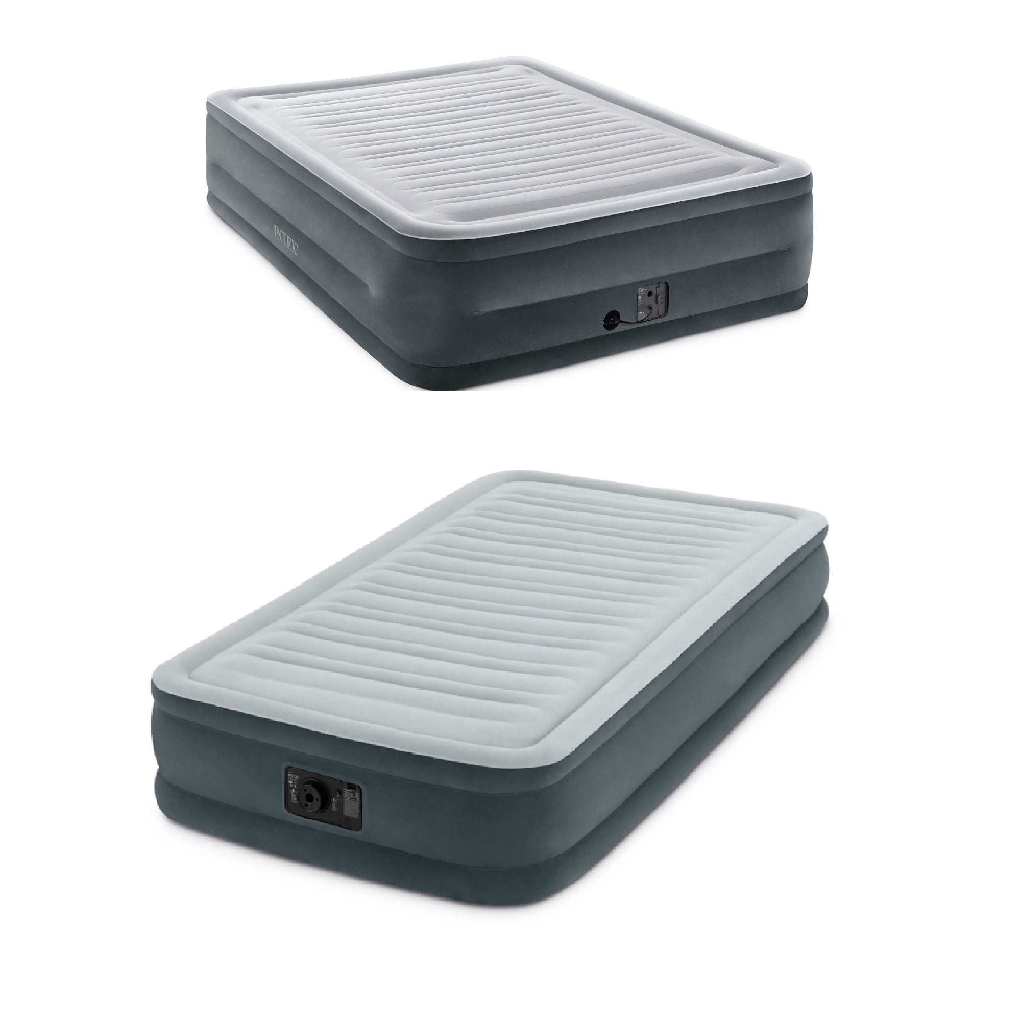 Intex High Rise Airbed, Queen & Mid Rise Airbed w/ BuiltIn Pump, Twin