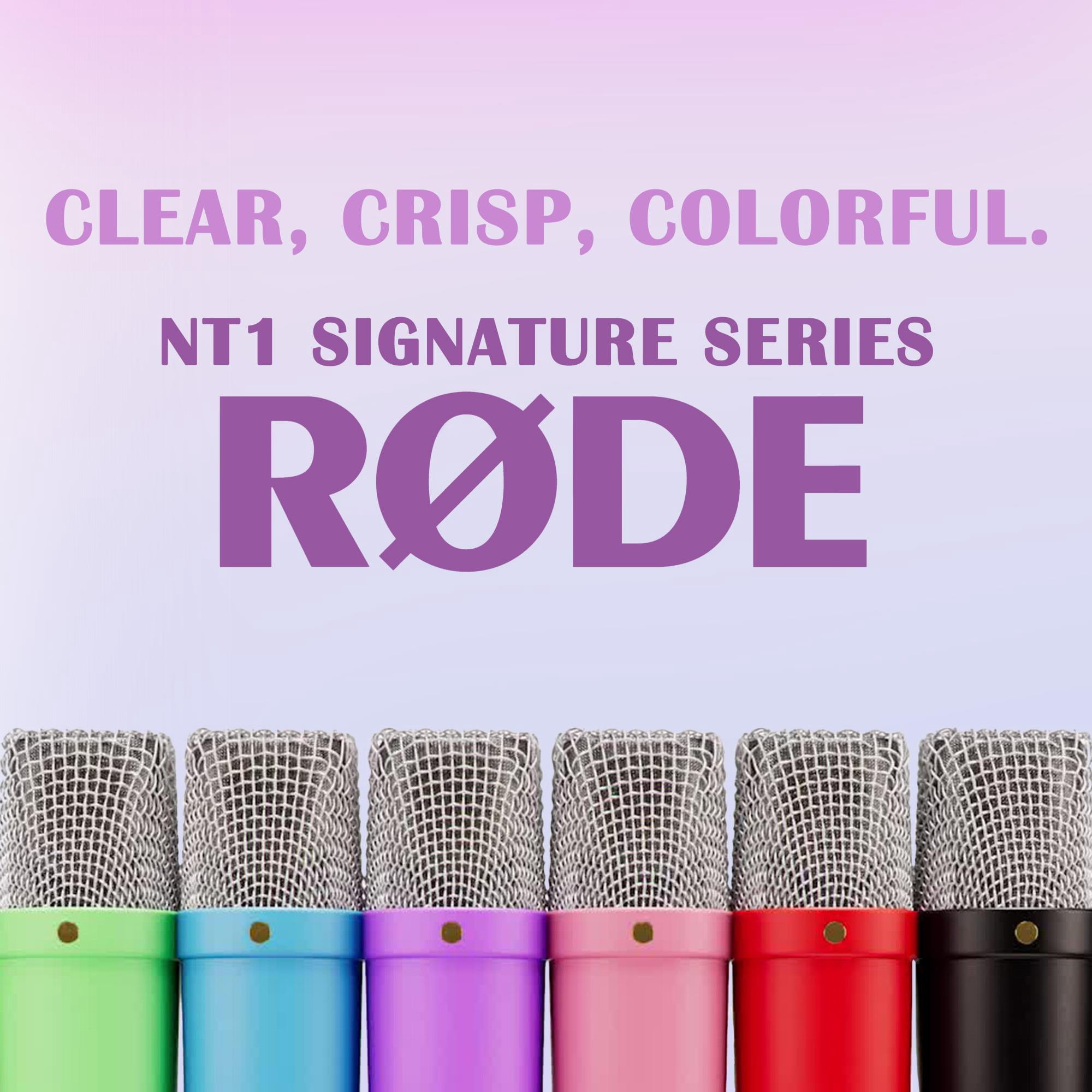 RODE NT1SIGNATUREPURPLE, Studio Condenser Microphone