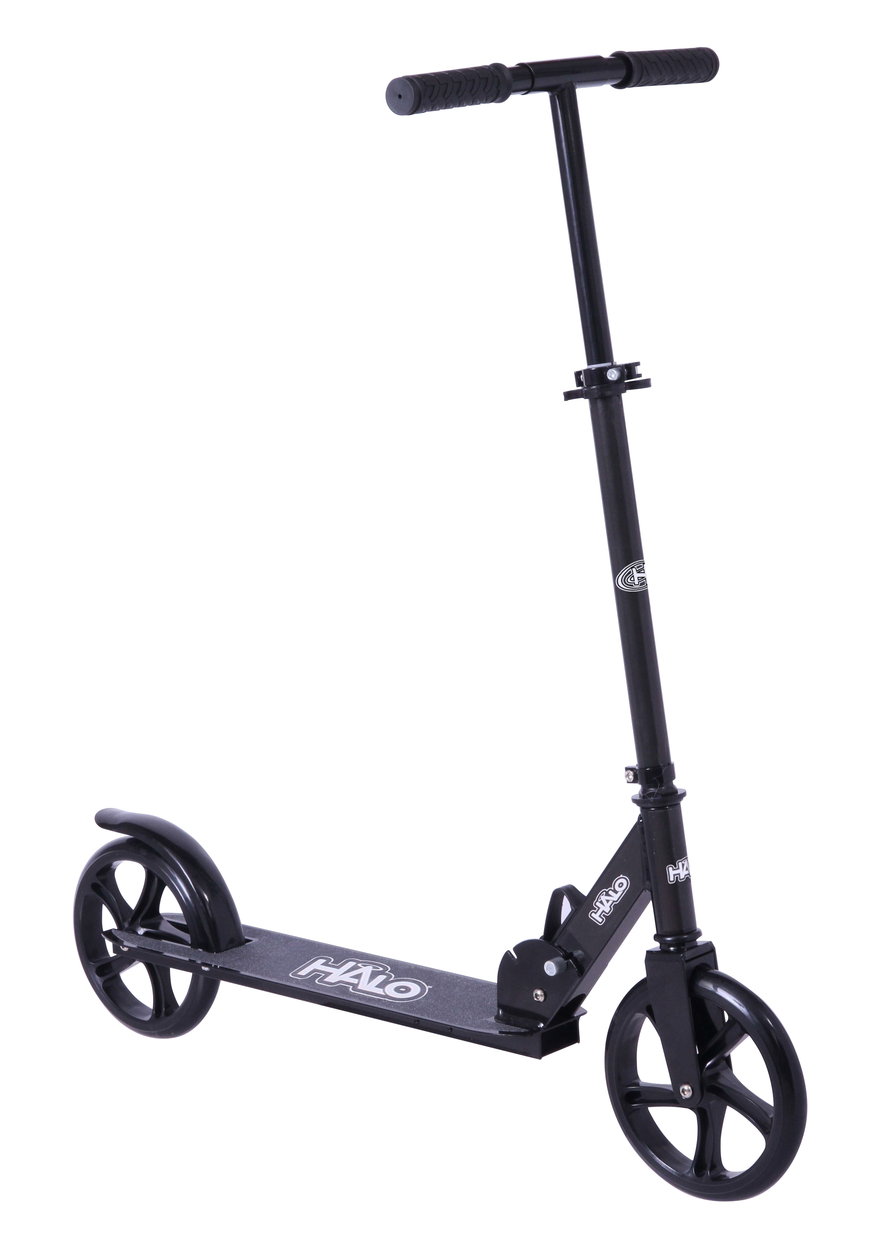 Black HALO Supreme Big Wheel Scooter Height A Foldable Rise Above the rest 