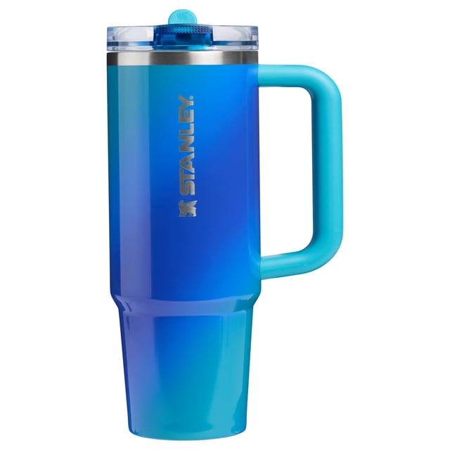 Vaso STANLEY The Quencher ProTour Flip Straw, 890 ml, cristal marino