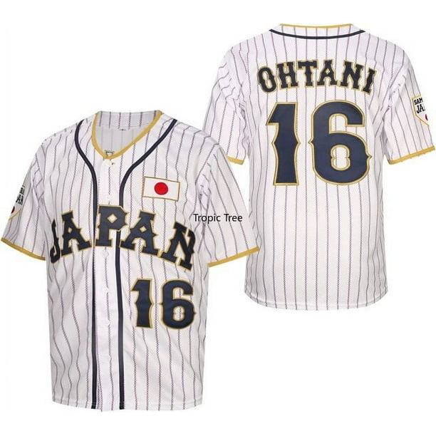OHTANI 16 JAPAN ユニフォーム Shohei Ohtani Jersey 16 Japan Baseball Jerseys 90S Hip Hop