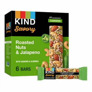 KIND Roasted Nuts & Jalapeno Nut Bars