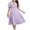 Purple, variant on IROINNID Summer Dresses for Women , Plus Size Wedding Guest Knee Length Dresses for Women with Short Sleeve and V-Neck Summer Outfits Dress