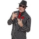 thumbnail image 2 of Un sombrerito inglés retro, un sombrero de jazz a rayas., 2 of 5