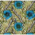 thumbnail image 5 of oneOone Cotton Poplin Twill Medium Blue Fabric Tropical Craft Projects Decor Fabric Printed By The Yard 56 Inch Wide, 5 of 5