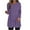 Purple, variant on ZQGJB Long Tunic Sweater Tops for Women Lightweight Dressy Casual Fall Ribbed Knitted Long Sleeve Crewneck Basic Pullover T-Shirts Black XL