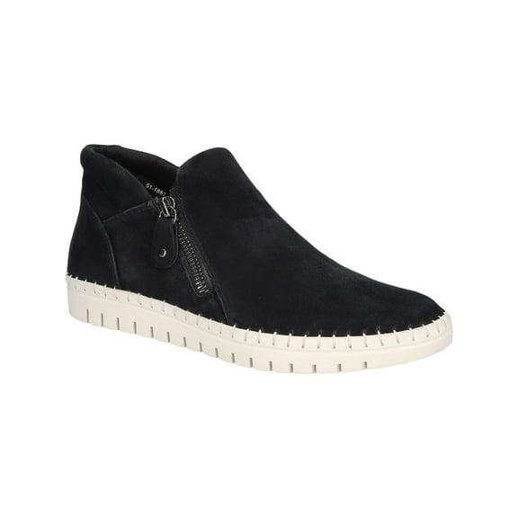 Bella Vita Womens Camberly Suede Moc Toe Ankle Boots