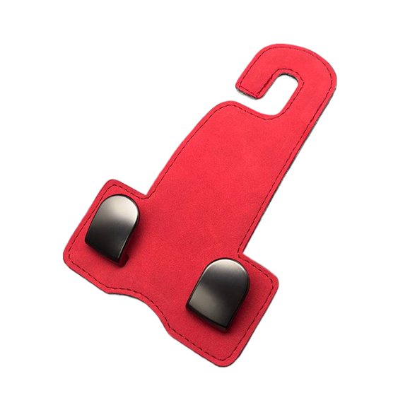 stanreset Crochet de Rangement Compact pour Dossier de Siège de Voiture Pratique et Polyvalent pour Tout Intérieur de Voiture Rouge