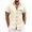 Khaki, variant on snilers Mens Linen Shirts Short Sleeve Button Down Plaid Trendy Tops Baggy Athletic Casual Breathable Summer Beach Hawaii Shirts