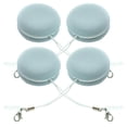 thumbnail image 1 of LEEYNEER Lingettes Nettoyantes pour Lunettes avec Chiffon Réutilisable en Forme de Macaron 4 Pcs, 1 of 8