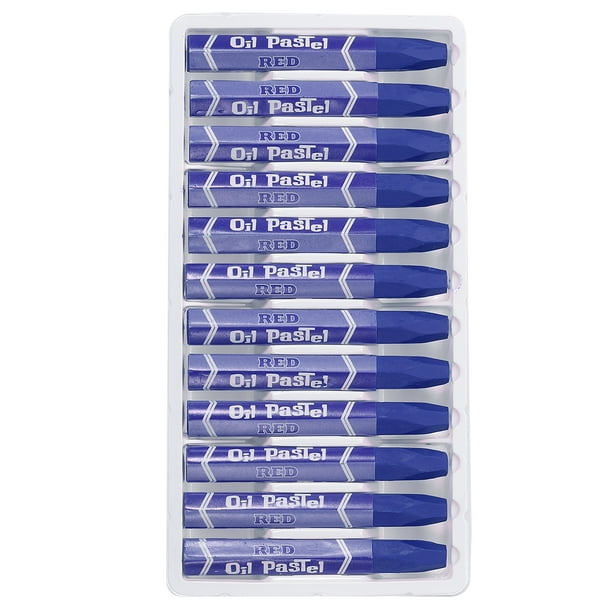 Uxcell Pasteles de Aceite Azules, 36 Piezas Crayones de Aceite Suaves Vibrantes y Cremosos Suministros de Arte para Pintura Artística Dibujo Mezcla Graffiti para Artistas Principiantes