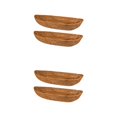 thumbnail image 3 of relayinert COCO LINER Balcony Flower Box Porch Fence Deck Replacement Liners Brown 24 Inch 2Set, 3 of 6