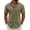 Army Green, variant on Cruise Shirt for Men Beach Vacation Clothes Short Sleeve Button Down Shirt
