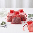 thumbnail image 4 of unbranded 100Ud Bolsa De Organza Roja Para Empaque Con Cordón Para Joyería Y Eventos, 4 of 6