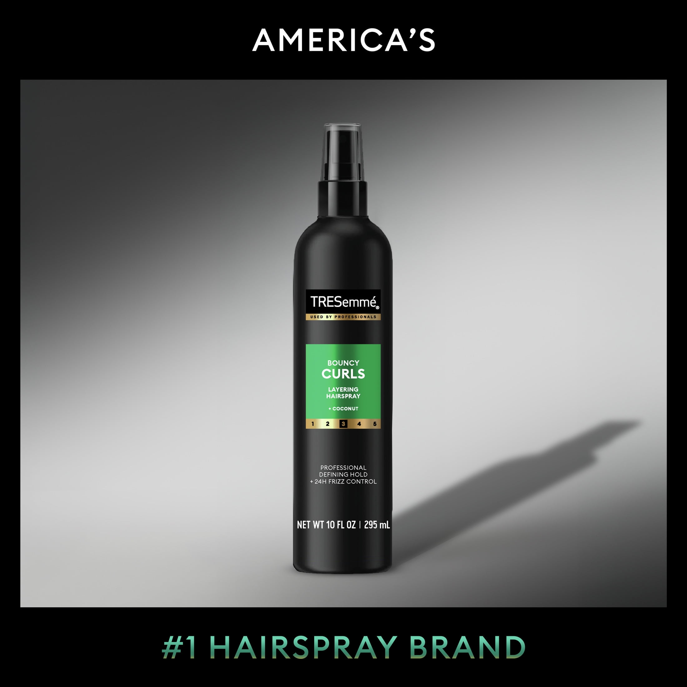 Tresemme Flawless Curls Women's Hairspray with Coconut and Avocado Oil, 10 oz