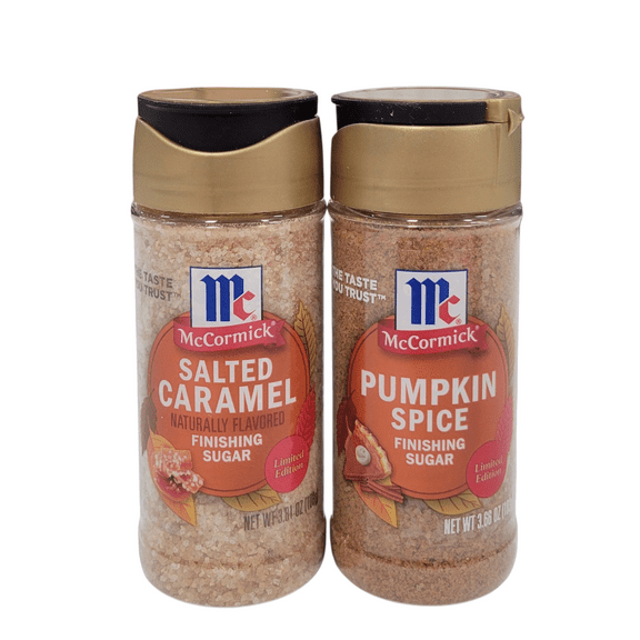 McCormick Finishing Sugar 2 Pack - Salted Caramel and Pumpkin Spice