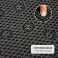 thumbnail image 3 of Tub Non Slip Mat Soft Foam Bath Mat For Jacuzzi Or Shower Nonslip Bathtub Mat With Drain Holes & Suction Cups For Smooth Surface Bathtub Non Slip Mat For Daily Bathing (Black, 36''X17''), 3 of 17