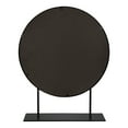 thumbnail image 4 of Kate and Laurel Rouen Modern Glam Round Metal Frame Table Mirror with Stand, Black, 4 of 5