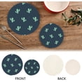 thumbnail image 4 of Cactus 2 Pack Pot Holders Trivets, Heat Resistant Hot Pads for Kitchen Table Decoration Trivets for Hot Dishes/Pot/Bowl/Teapot/Kitchen Hot Pads Trivets, 7" + 9.45", 4 of 7
