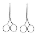 thumbnail image 1 of HLONK 2Pcs Nose Hair Scissors Precision Beard Scissors for Men Multi-Use Hair Cutting Shears for Grooming Nose Hair Scissors for Eyebrow & Cuticle Detailing, 1 of 7