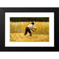 thumbnail image 2 of Georges Seurat 24x17 Black Modern Framed Museum Art Print Titled - The Mower (1881-82), 2 of 5