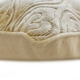 thumbnail image 6 of The HomeCentric Designer Throw Pillow covers Beige 24"x24" (60x60 cm) Velvet Geoetric, Cut Velvet Pillow Case For Sofa Chouch, Hotels, living, Bed Room, Geometric - Velvet Majestic Pearl, 6 of 10
