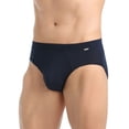 thumbnail image 1 of Men's Blackspade 9311 Silver Micro Modal Low Rise Brief (Navy L), 1 of 4