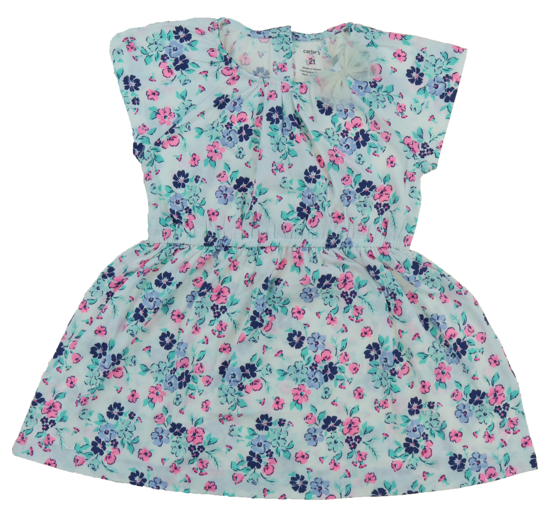 Carter's Carters Girls Cute Summer Play Dresses (Floral Print, 4T