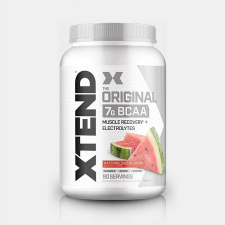 Xtend Original BCAA Post Work Muscle Recovery & Hydration Amino Acids, Watermelon, 30 Servings