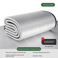 thumbnail image 2 of Esterilla de aluminio ultraligera para acampar, a prueba de humedad, manta térmica, esterilla aislante, tienda de campaña plegable, 4 mm, 90 x 200 cm, 2 of 5