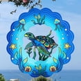 thumbnail image 1 of Wind Spinner GOTOME Sea Turtle 3D para colgar en metal, 30 cm, 1 of 6