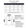thumbnail image 3 of JWD Mens Long Sleeve Henley Shirt Casual Button Neck T Shirt with Chest Pocket Black L, 3 of 7