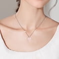 thumbnail image 4 of Guardurnaity Collar con colgante de amor, collares de moda que combinan con todo, diseño especial, accesorios de cadena para mujer, decoración, Ropa, zapatos y accesorios Miscelánea Aventurina verde, 4 of 6