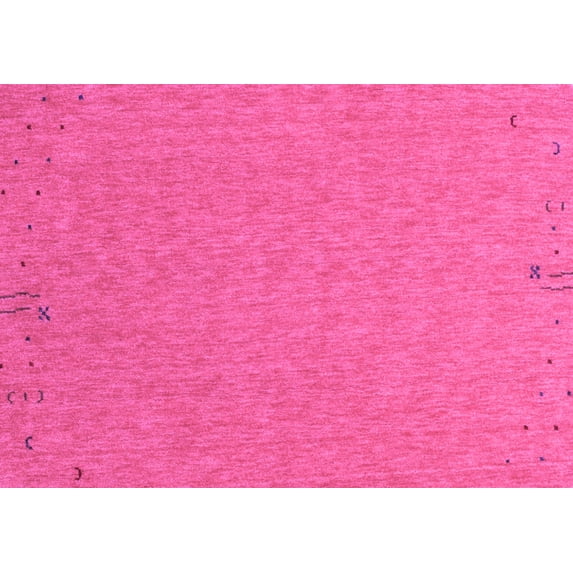 Ahgly Company Indoor Rectangle Abstract Purple Contemporary Area Rugs, 2' x 3'
