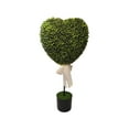 thumbnail image 3 of Hot Deal!Artificial Heart Topiary, Valentine's Day Heart Shaped Topiary Trees, Faux Boxwood Decoration Ball Tree with Planter Pots, 3 of 7