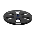 thumbnail image 1 of 1/4 7 Inch Empty Tape Reel, 6 Hole Open Reel Sound Tape Empty Reel, Aluminum Alloy Take Up Reel to Reel Small Hub for   Studer Opening Machine Parts for Recording, 1 of 7