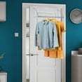 thumbnail image 4 of Hold N' Storage Expandable Over The Door Hanger for Clothes & Towels – Gray, 4 of 9