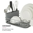 thumbnail image 6 of (2 pack) KitchenAid Low Profile Metal Stacking Dish Drying Rack, Charcoal Gray, 6 of 12