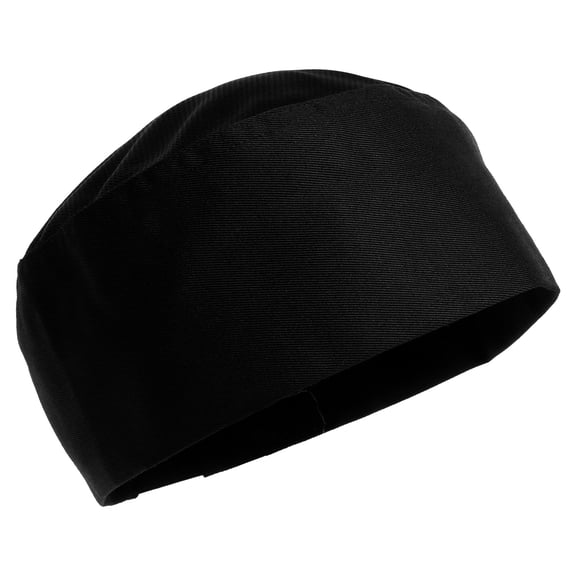 Milisten Cook Working Uniform Hat Black 1Pcs 7.3x7.3x3.3in Cotton
