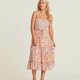 thumbnail image 5 of TEELYNN vestidos de verano con tirantes de rayón rosa con estampado floral vestido de playa gitano sexy sin mangas vestidos de mujer boho vestidos 2019 vestido de verano, 5 of 5
