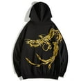 thumbnail image 6 of Niepce Inc Japanese Fashion Pullover Sweatshirt Phoenix Embroidery Graphic Hoodie Men Streetwear, 6 of 9