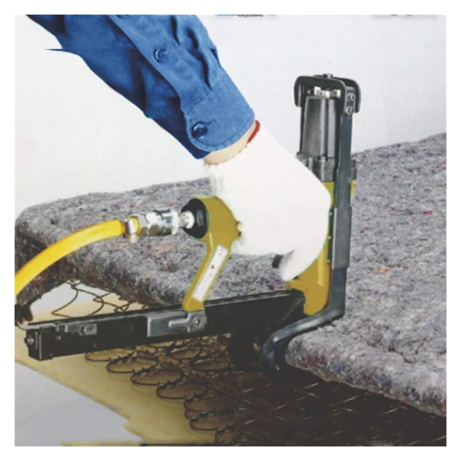 Pneumatic Nailing Gun, Brown Chip Air Nailing Gun, Sofa Cushion Cloth Blanket Woodworking Pneumatic Nail Gun Air Stapler P88U ,Power Tools